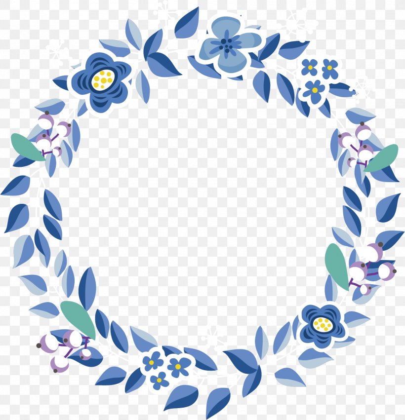 Leaf Blue Flower, PNG, 1770x1838px, Wedding Invitation, Area, Blue, Clip Art, Flower Download Free