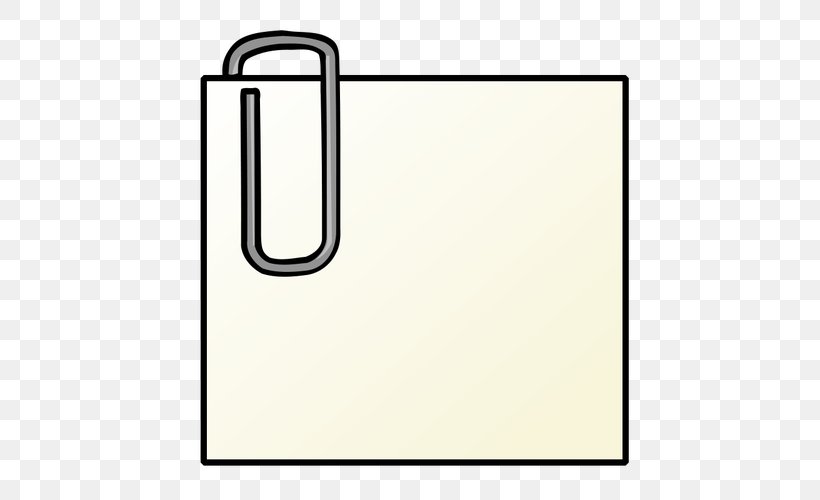 Paper Clip Post-it Note Clip Art, PNG, 500x500px, Paper, Area, Loose Leaf, Material, Notebook Download Free