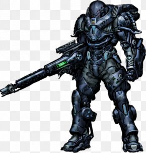 Armour - Powered Exoskeleton Mecha Armour Science Fiction Concept Art PNG