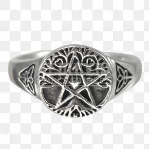 Ring - Ring Silver Body Jewellery Platinum PNG
