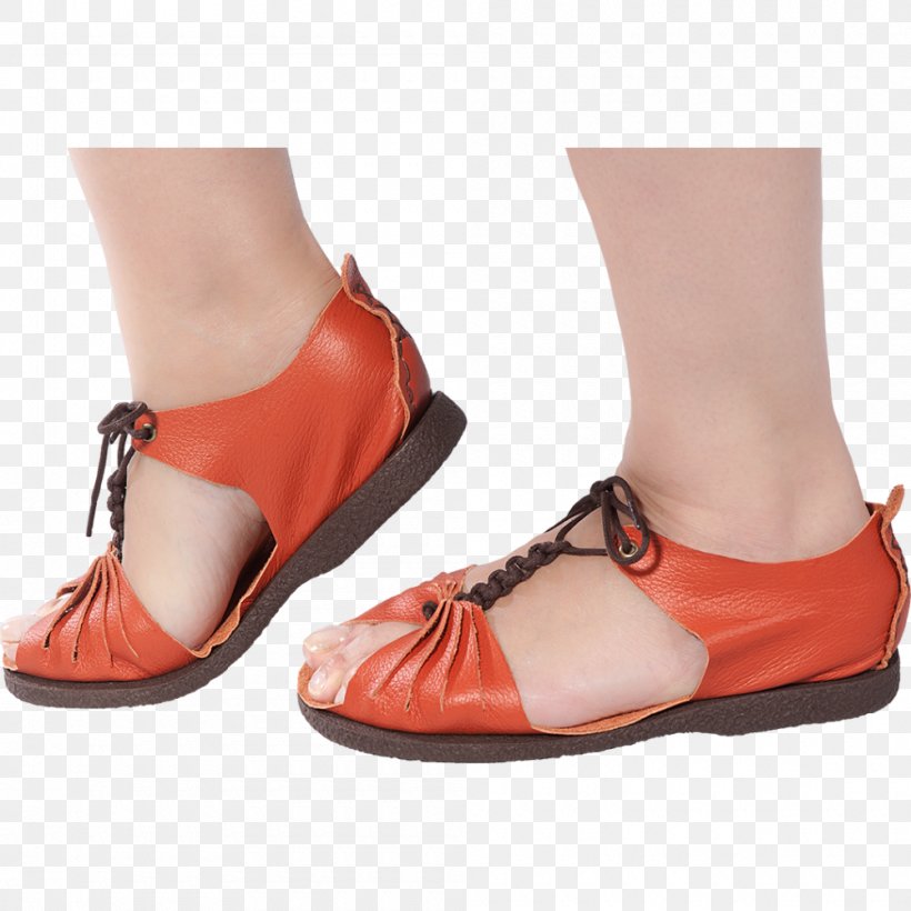 Sandal High-heeled Shoe, PNG, 1000x1000px, Sandal, Footwear, High Heeled Footwear, Highheeled Shoe, Orange Download Free
