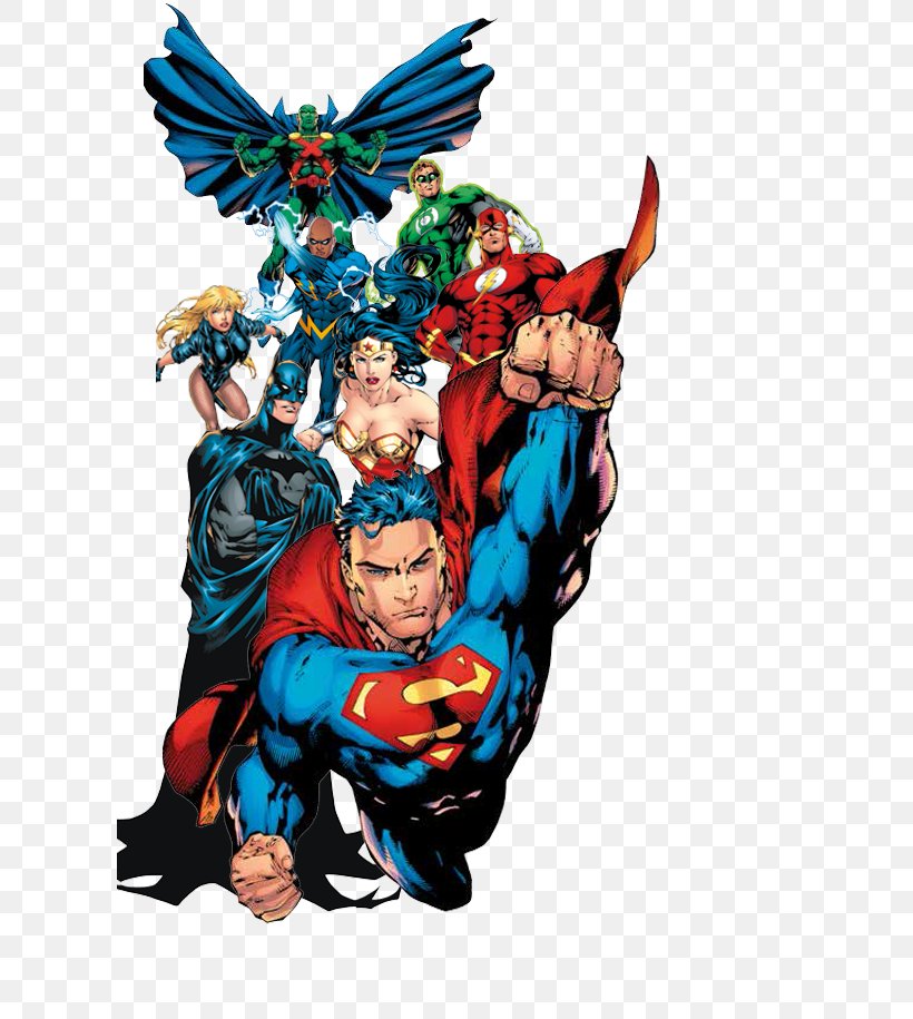 Superman Martian Manhunter Justice League Cartoon, PNG, 694x915px,  Superman, Art, Cartoon, Fiction, Fictional Character Download Free