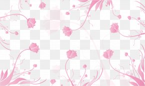Floral Decoration - Textile Petal Pattern PNG