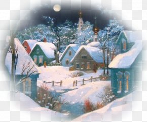 Snow Treasure - Christmas Village Christmas Eve Winter Snow PNG