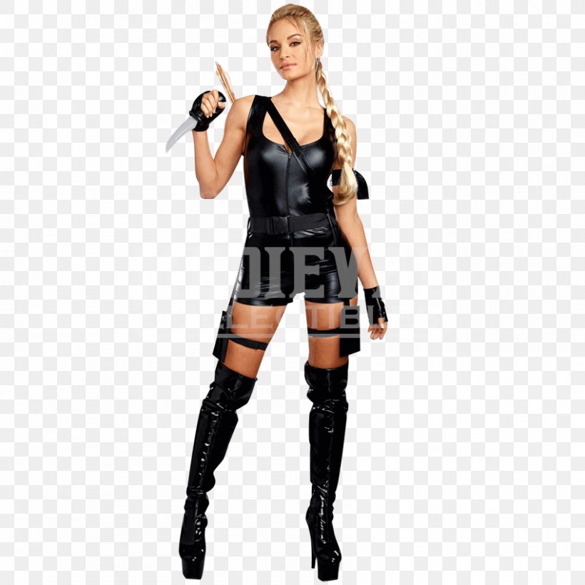 Lara Croft: Tomb Raider Costume Party Halloween Costume, PNG, 850x850px, Watercolor, Cartoon, Flower, Frame, Heart Download Free