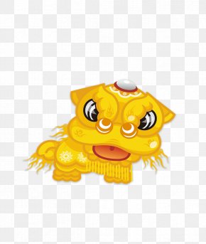 Cartoon Lion Dance - Lion Dance Download Cartoon PNG