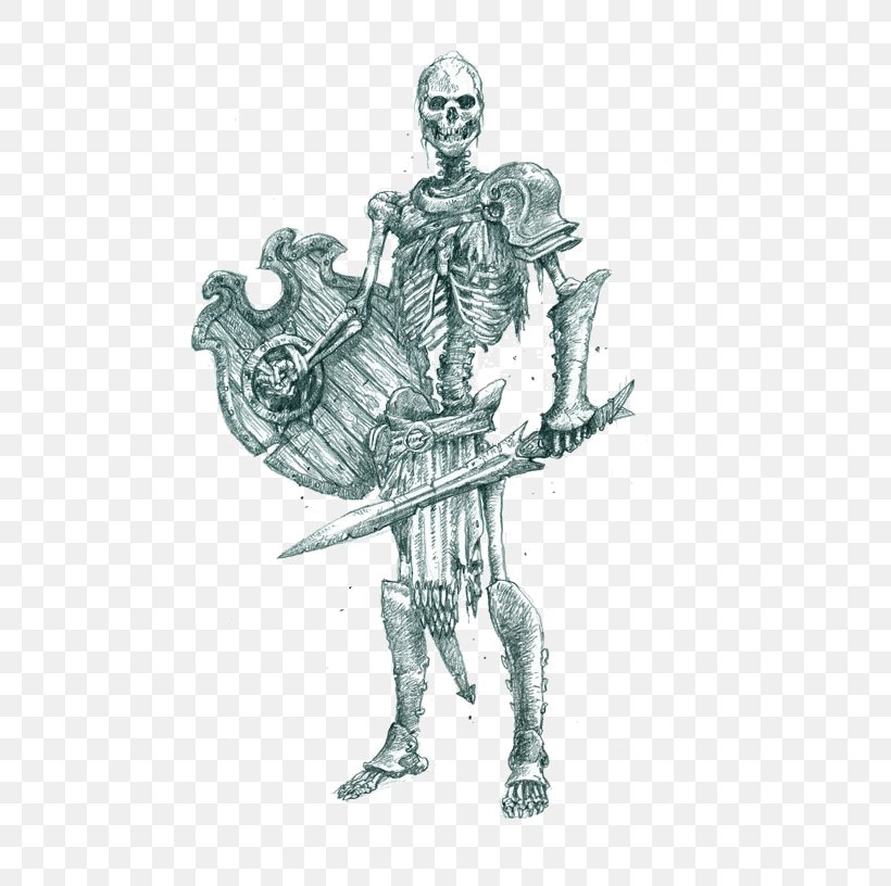 Drawing Warrior Image Art Pencil, PNG, 535x816px, Drawing, Armour, Art, Artist, Black And White Download Free