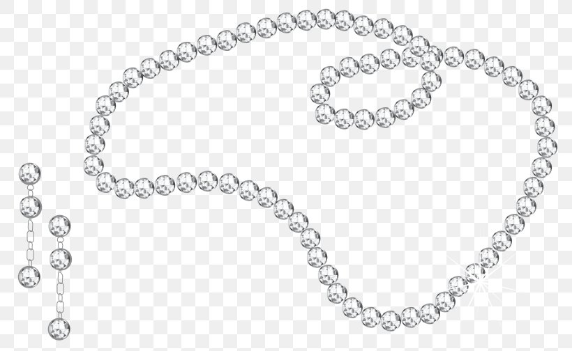 Earring Jewellery Necklace Clip Art, PNG, 800x504px, Earring, Black And White, Body Jewelry, Chain, Diamond Download Free