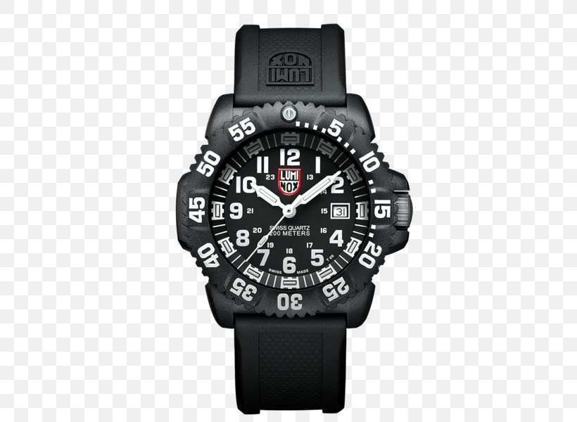 Luminox Navy Seal Colormark 3050 Series Watch United States Navy SEALs Clock, PNG, 450x600px, Luminox, Brand, Clock, Jewellery, Quartz Clock Download Free