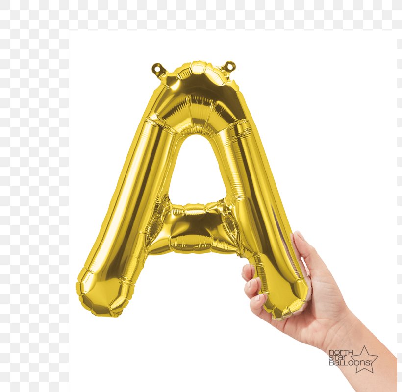 Mylar Balloon Gold Party Letter, PNG, 800x800px, Balloon, Alphabet, Birthday, Brass, Confetti Download Free