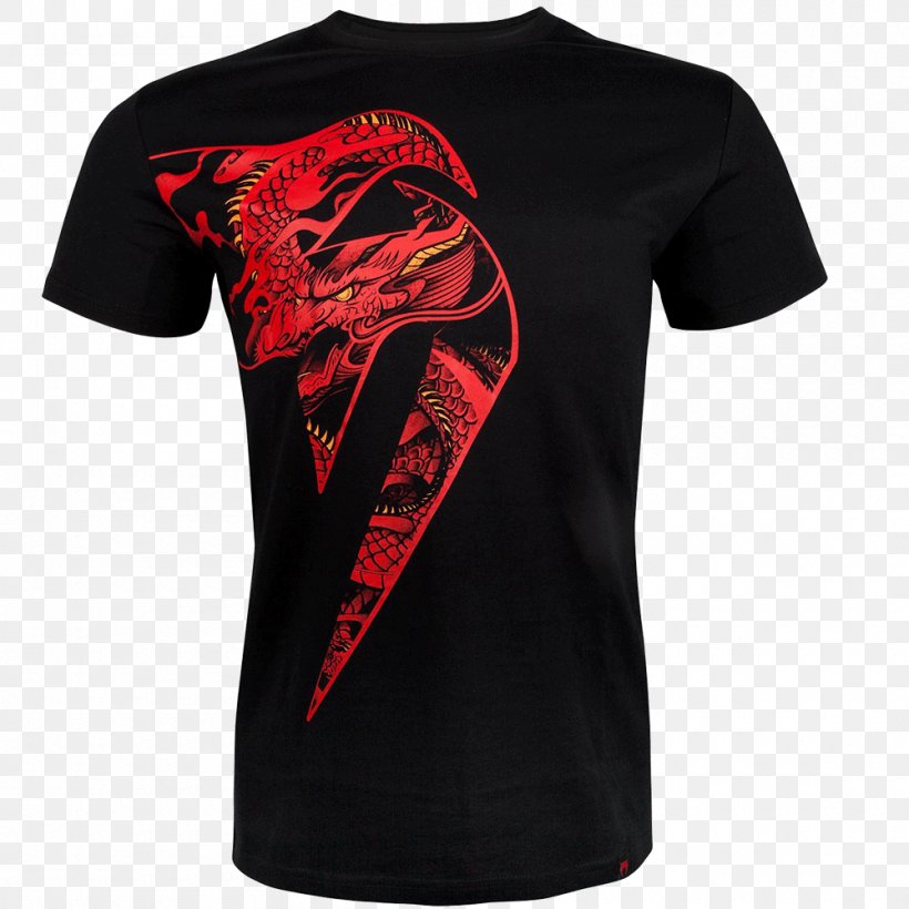 T-shirt Venum Top Mixed Martial Arts Clothing, PNG, 1000x1000px, Tshirt, Active Shirt, Black, Boxing, Brand Download Free