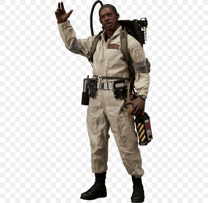 Ernie Hudson Winston Zeddemore Ghostbusters Ray Stantz Egon Spengler, PNG, 387x800px, 16 Scale Modeling, Ernie Hudson, Action Toy Figures, Army, Costume Download Free