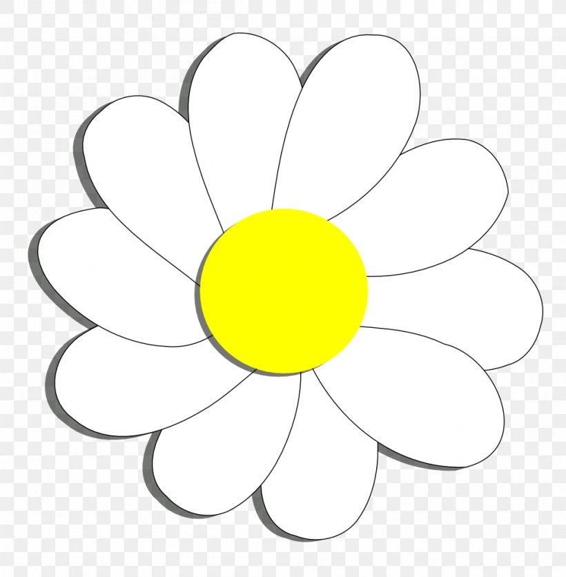 Flower Common Daisy Coloring Book Clip Art, PNG, 999x1019px, Flower, Area,  Black And White, Coloring Book,