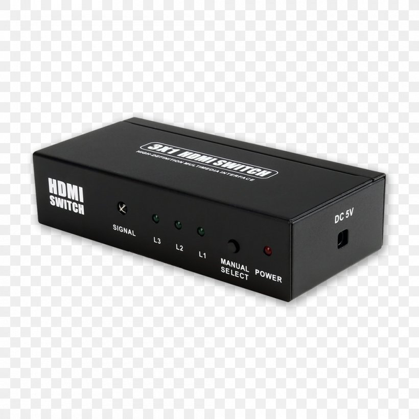 HDMI Computer Port Video Remote Controls Network Switch, PNG, 1000x1000px, Hdmi, Amplifier, Cable, Computer Port, Electrical Switches Download Free