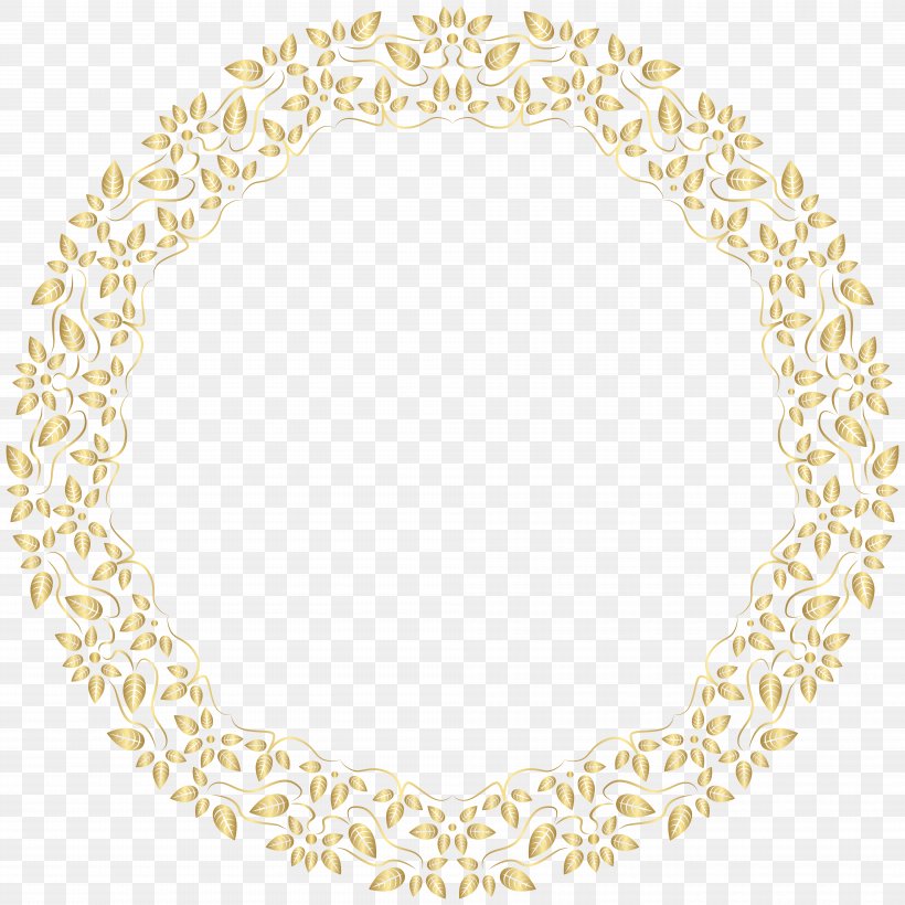 Round Framegolgen Border - Pearl Necklace Cultured Freshwater Pearls Jewellery PNG