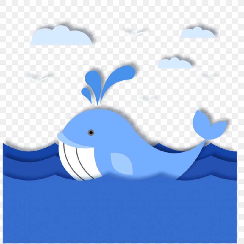 Whales Vector Graphics Image Cuteness, PNG, 1024x1024px, Whales, Blue, Blue Whale, Cartoon, Cetacea Download Free
