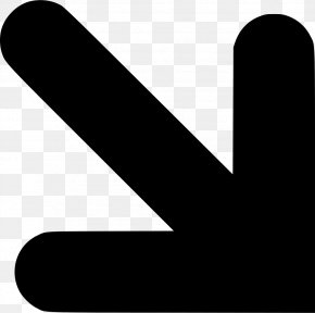 Distressed Arrow - Computer File Font PNG