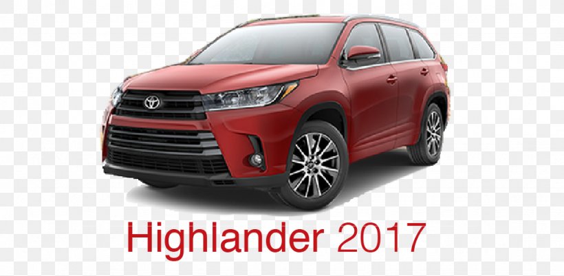 2017 Toyota Highlander Car Toyota Sequoia Toyota Sienna, PNG, 1024x501px, 2017 Toyota Highlander, Automotive Design, Automotive Exterior, Brand, Bumper Download Free