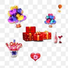 Love Hot Air Balloon - Balloon Gift Valentine's Day Computer File PNG