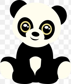 Cute - Giant Panda Bear Clip Art PNG
