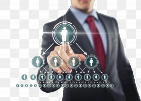 Science & Technology Background Finger Organizational Chart - Organizational Chart Organizational Structure PNG