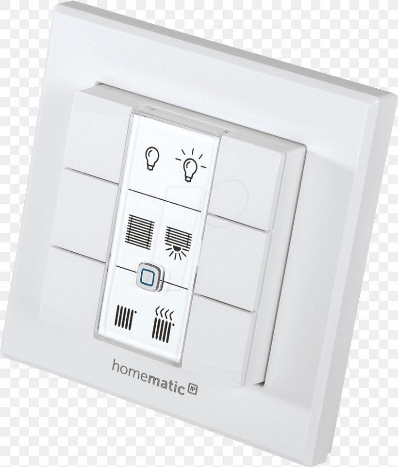 Homematic IP Wireless Wall-mounted Switch HmIP-WRC6 Electrical Switches Remote Controls Push-button IP Address, PNG, 851x1000px, Electrical Switches, Electrical Wires Cable, Electronic Device, Electronics, Eq3 Ag Download Free