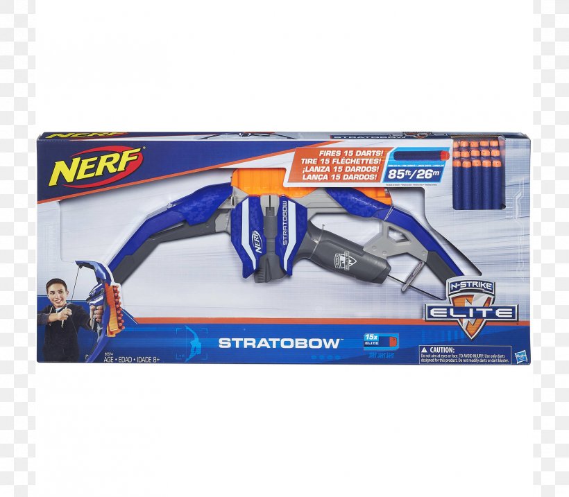 Nerf N-Strike Elite NERF N-Strike StratoBow Toy, PNG, 1715x1500px, Nerf Nstrike Elite, Electric Blue, Hasbro, Model Car, Nerf Download Free