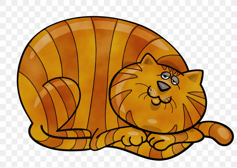 Cat Whiskers Snout Cartoon Tail, PNG, 2541x1804px, Watercolor, Cartoon, Cat, Paint, Snout Download Free