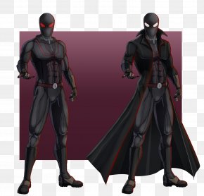 Spider-man - Spider-Man: Shattered Dimensions Iceman Spider-Man Noir Costume PNG