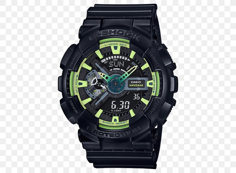 G-Shock GA100 Shock-resistant Watch Casio, PNG, 500x600px, Gshock, Brand, Buckle, Casio, Digital Clock Download Free