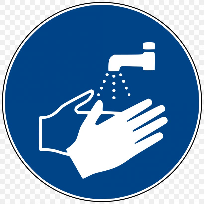 Hand Washing Symbol Sign, PNG, 1000x1000px, Hand Washing, Area, Blue, Brand, Cleaning Download Free