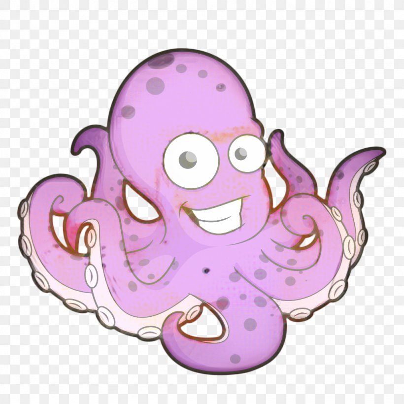 Octopus Cartoon, PNG, 1024x1024px, Octopus, Cartoon, Drawing, Giant Pacific Octopus, Pink Download Free