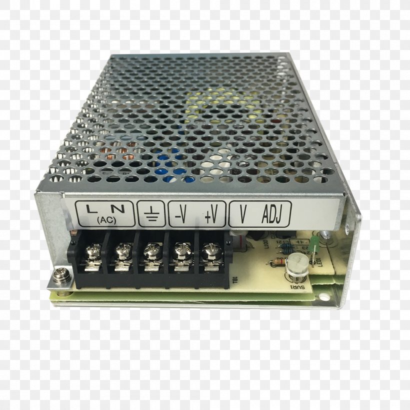Power Converters Switched-mode Power Supply MEAN WELL Enterprises Co., Ltd. Electronics AC/DC Receiver Design, PNG, 1000x1000px, Power Converters, Acdc Receiver Design, Alternating Current, Computer Component, Dctodc Converter Download Free