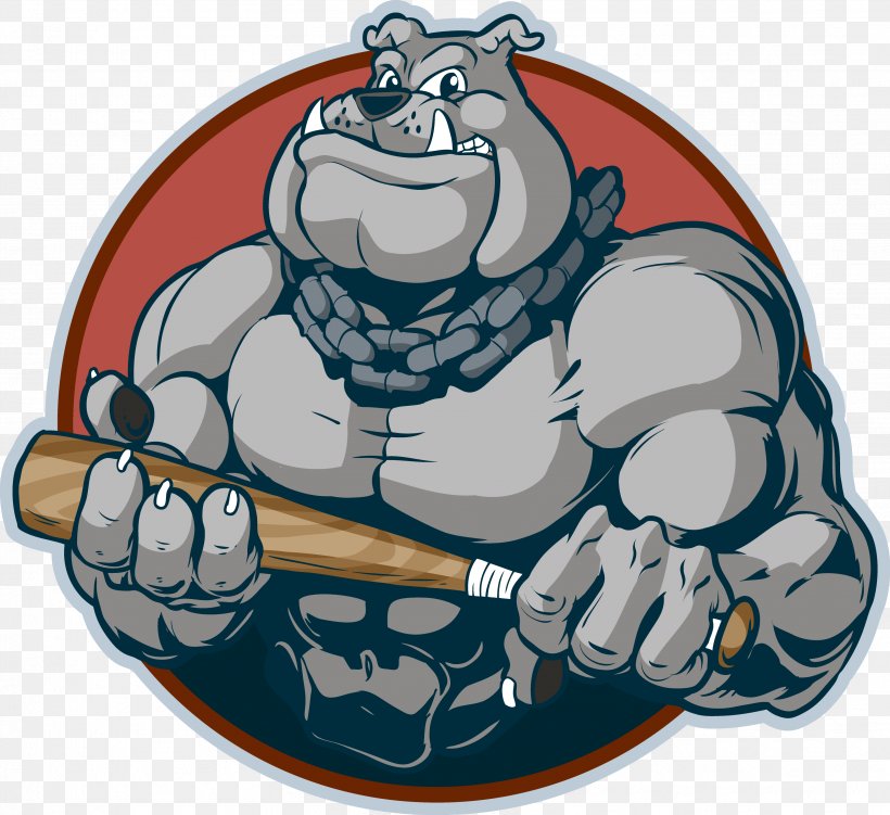 Bulldog Royalty-free Clip Art, PNG, 3442x3155px, Bulldog, Art, Cartoon, Drawing, Fictional Character Download Free