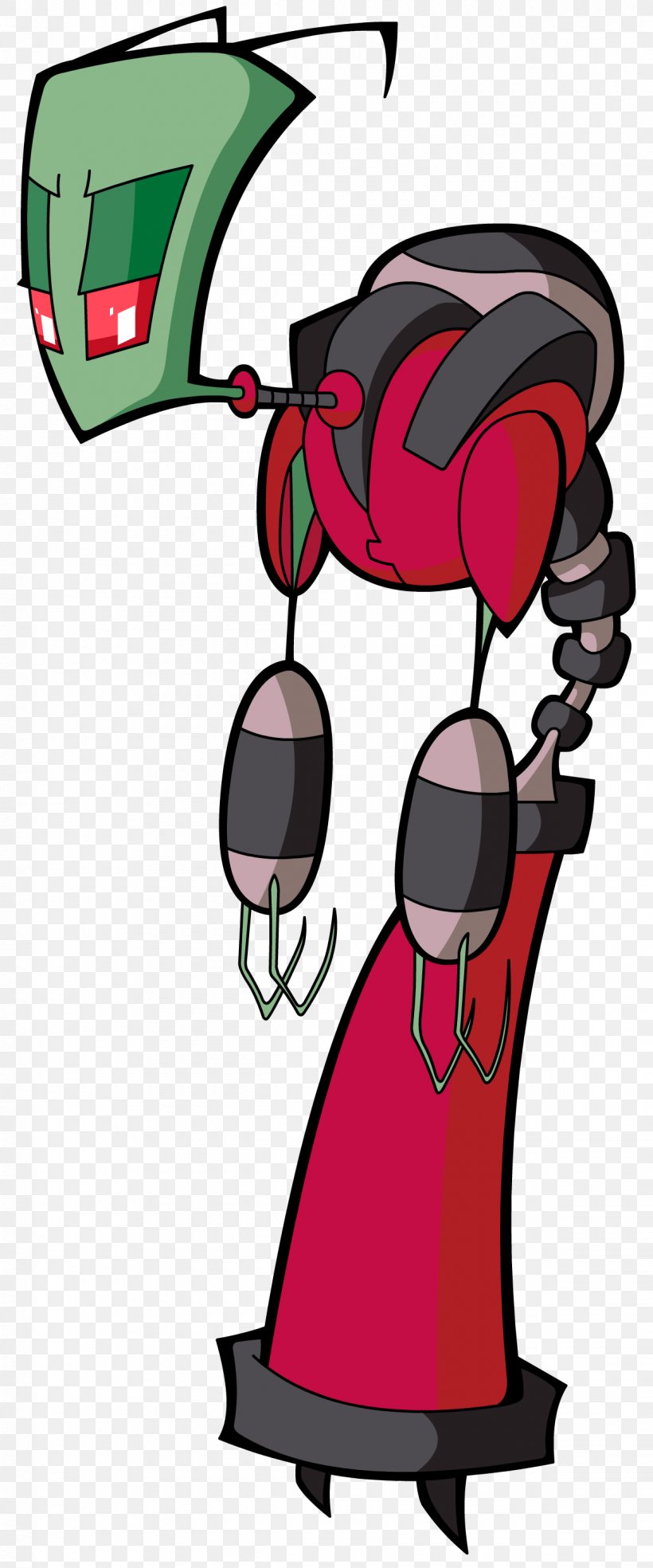 Invader Zim Almighty Tallest Purple Tallest Red Television, PNG, 1200x2880px, Watercolor, Cartoon, Flower, Frame, Heart Download Free