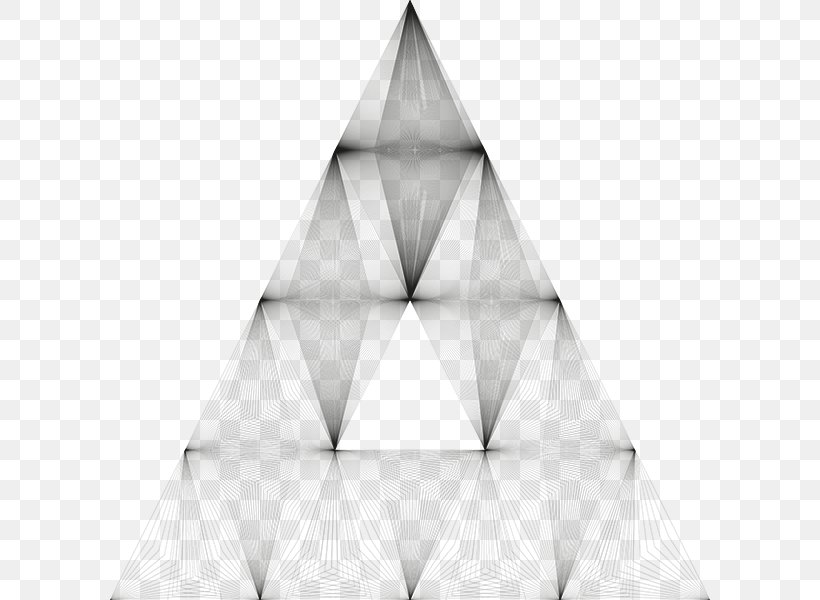 Triangle Symmetry Product Pattern, PNG, 600x600px, Triangle, Black And White, Monochrome, Monochrome Photography, Pyramid Download Free