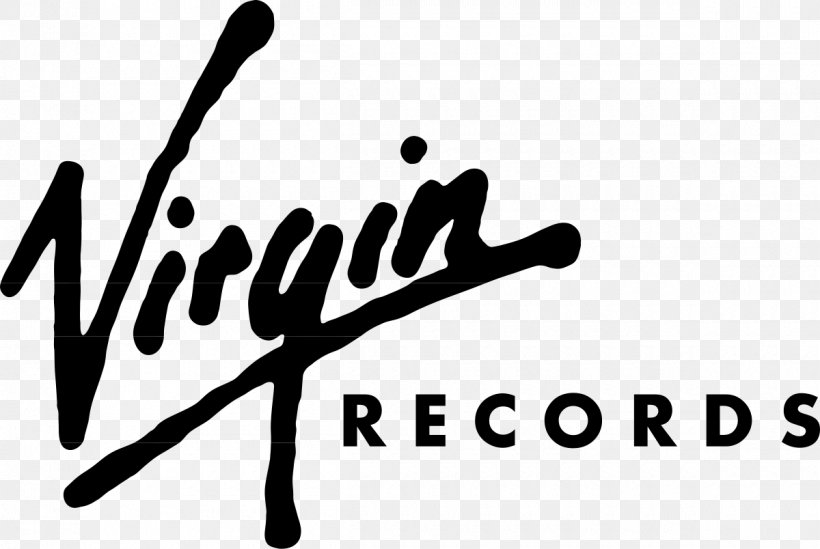 Virgin Records Virgin Group Record Label Logo EMI, PNG, 1200x804px, Virgin Records, Black, Black And White, Brand, Calligraphy Download Free
