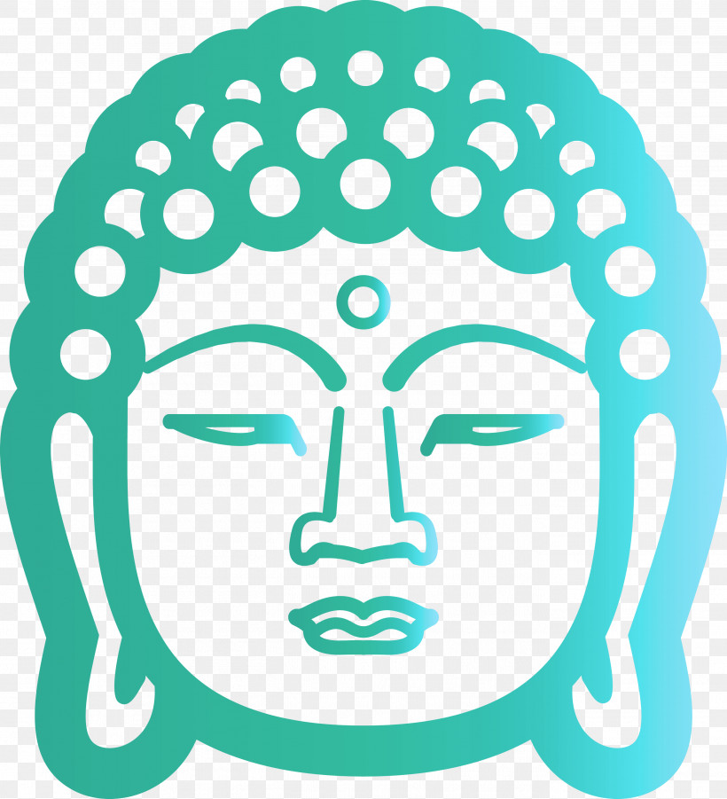 Buddha, PNG, 2729x3000px, Buddha, Aqua, Circle, Head, Line Art Download Free