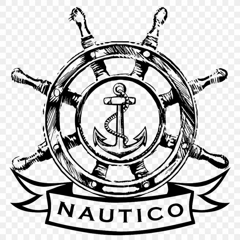 Ship's Wheel Anchor Clip Art, PNG, 960x960px, Ship, Anchor, Area, Artwork, Black And White Download Free