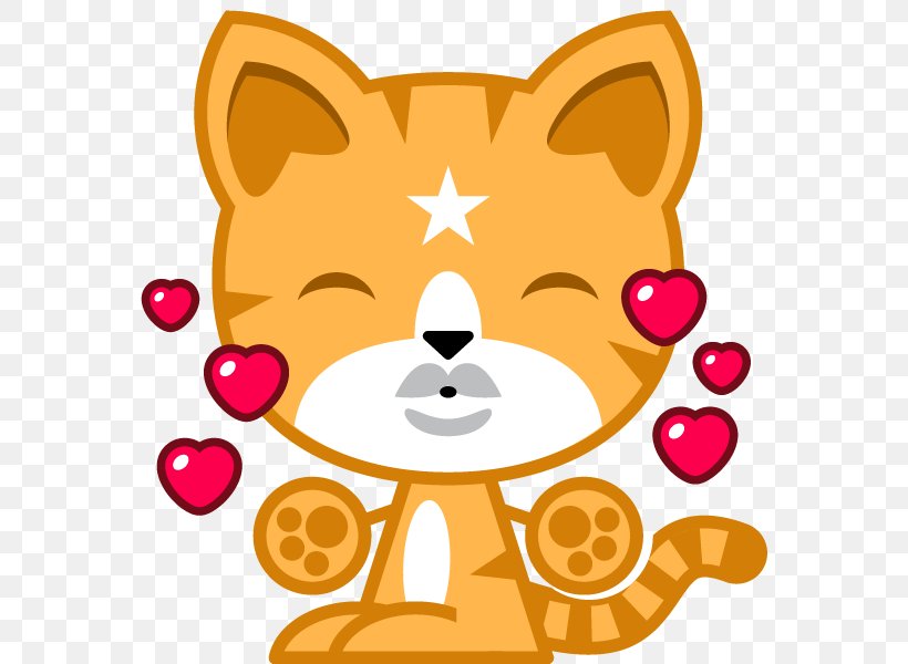 Sticker Facebook Messenger Love Messenger Unsimilar, PNG, 600x600px, Sticker, Carnivoran, Cat, Cat Like Mammal, Decal Download Free