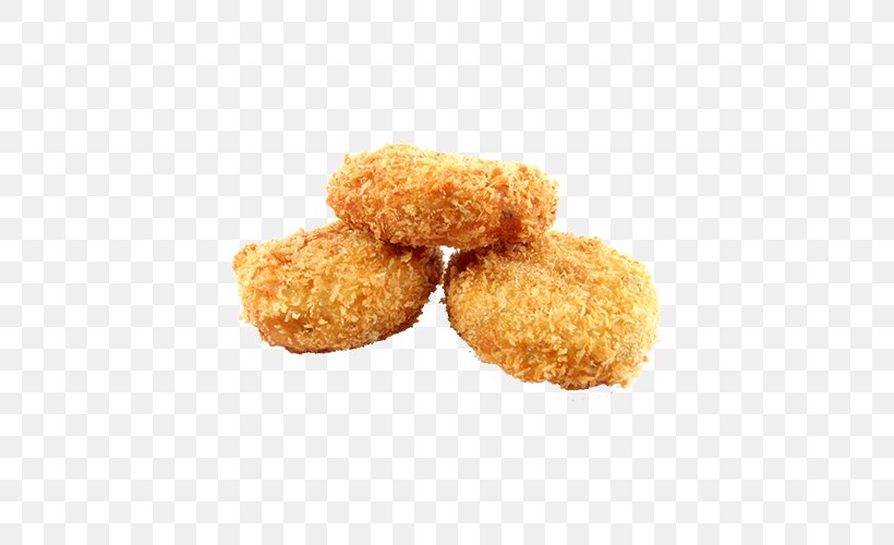 McDonald's Chicken McNuggets Chicken Nugget Korokke Croquette Fried Chicken, PNG, 500x500px, Chicken Nugget, Baking, Chicken, Cocadas, Croquette Download Free