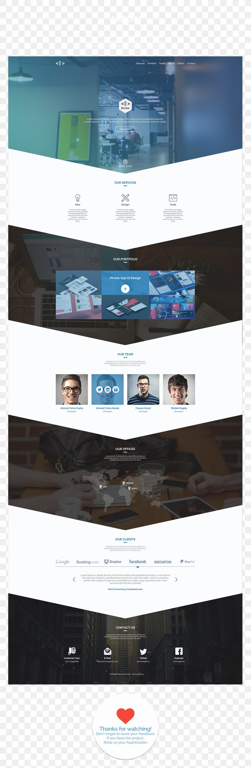 Template Responsive Web Design Information, PNG, 1200x3669px, Template, Behance, Bootstrap, Brand, Dribbble Download Free