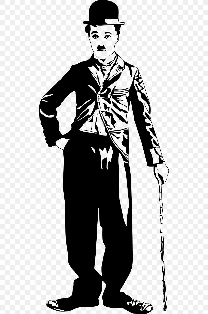 The Tramp Comedian Clip Art, PNG, 512x1234px, Tramp, Actor, Art, Black And White, Chaplin Download Free