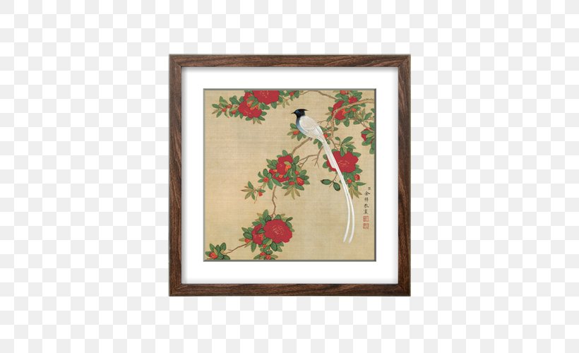 Bird-and-flower Painting Art Chinese Painting Ink Wash Painting, PNG, 500x500px, Birdandflower Painting, Art, Branch, Chinese Art, Chinese Painting Download Free