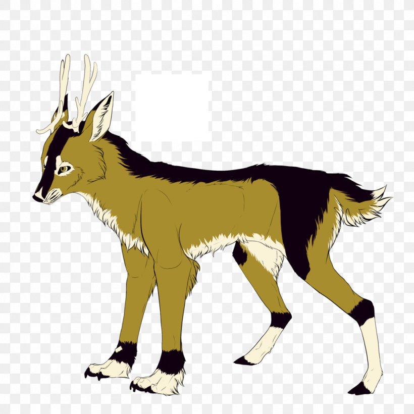 Canidae Deer Horse Antelope Dog, PNG, 1024x1024px, Canidae, Antelope, Carnivoran, Cartoon, Character Download Free