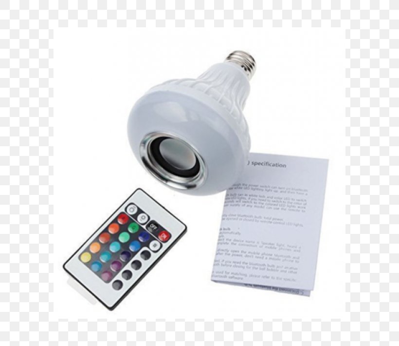 Incandescent Light Bulb Loudspeaker LED Lamp Wireless, PNG, 600x710px, Light, Bluetooth, Brightness, Color, Edison Screw Download Free