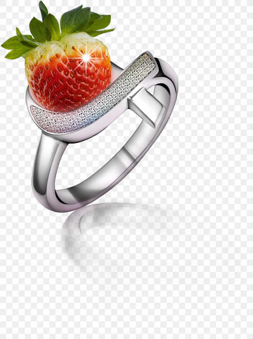 Strawberry Ring Creativity, PNG, 1500x2007px, Strawberry, Aedmaasikas, Art, Body Jewelry, Creativity Download Free