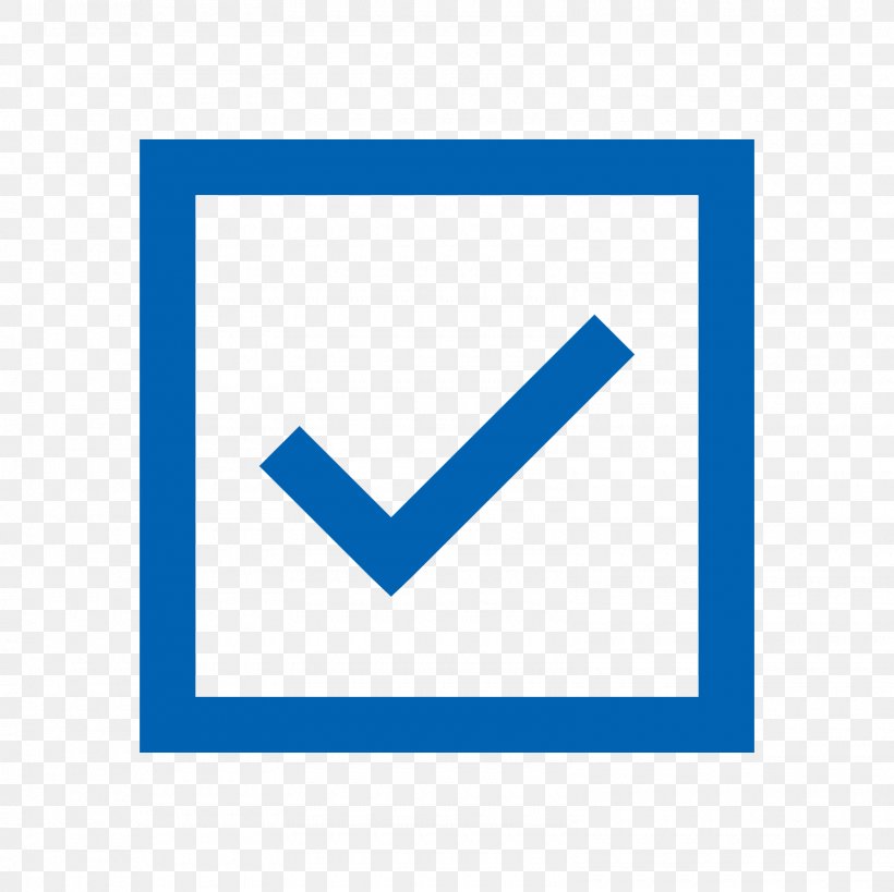 Check Mark Checkbox Clip Art, PNG, 1600x1600px, Check Mark, Area, Blue, Brand, Business Download Free