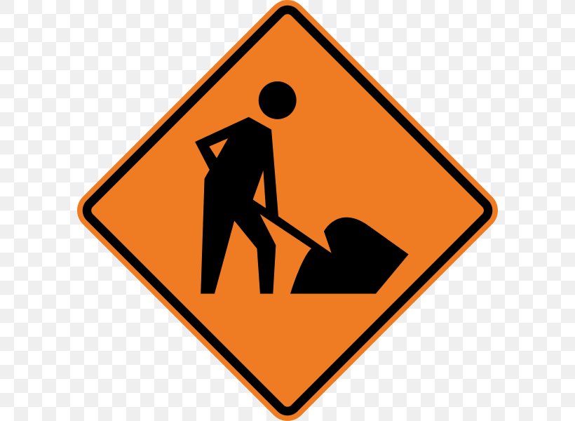 Men At Work Traffic Sign Roadworks, PNG, 600x600px, Men At Work, Area, Brand, Laborer, Logo Download Free