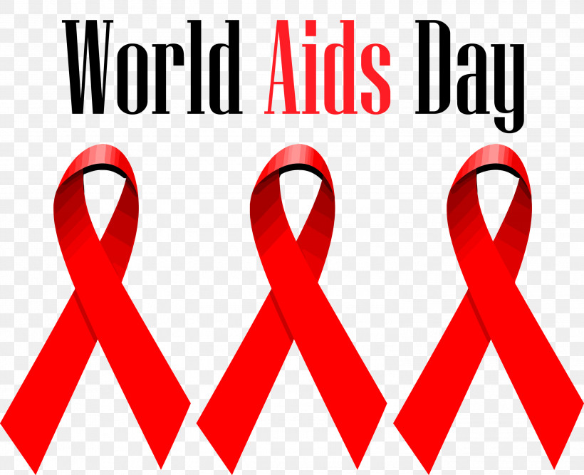 World Aids Day, PNG, 3000x2442px, World Aids Day, Line, Logo, Red, Text Download Free